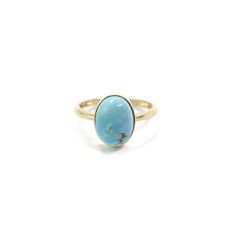 Size: 8 14K Gold Genuine Golden Hills Turquoise Golden Hill, American Made, Native American, Gold Rings, Turquoise, Gold