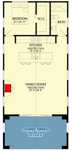 the floor plan for a two story house