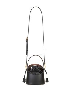 Saturno leather bucket bag from ETRO featuring black, lambskin, cotton lining, cut-out detailing, tonal stitching, bucket body, embossed logo to the front, single flat top handle, adjustable detachable shoulder strap, top drawstring fastening, main compartment, internal logo patch and internal slip pocket. Size Info UNI Color Detail Black Made In Italy Material Calf Skin 100% Season One Fall-Winter Season Two Fall-Winter Product bags.. Brand Etro Size And Fit Width 7,09 in / 18 cm Height 7,28 in Calf Leather Bucket Bag With Adjustable Strap, Designer Bucket Hobo Bag With Removable Pouch, Designer Hobo Bucket Bag With Removable Pouch, Calf Leather Bucket Bag With Handle Drop For Travel, Black Calf Leather Bucket Bag With Adjustable Strap, Calf Leather Bucket Bag For Travel, Travel Bucket Bag With Handle Drop In Calf Leather, Designer Bucket Bag With Removable Pouch And Round Handle, Leather Bucket Hobo Bag