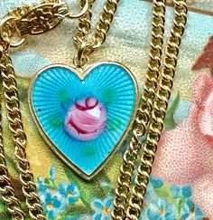 guilloche-necklacevintage-sarah-coventry Vintage Necklace With Heart Charm, Vintage Necklace With Heart Charm As Gift, Vintage Heart Charm Necklace As Gift, Vintage Necklace With Heart Charm For Gift, Vintage Necklaces With Vintage Charm For Valentine's Day, Retro Heart-shaped Jewelry Gift, Vintage Heart-shaped Necklace With Vintage Charm, Vintage Heart Necklaces With Vintage Charm, Vintage Heart Necklace With Charm