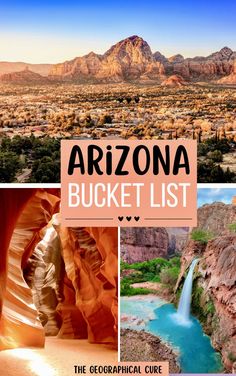 Pinterest pin for Arizona bucket list Arizona Bucket List, Arizona Attractions, Arizona Travel Guide, Arizona Mountains, Arizona Adventure, Arizona City, Arizona Vacation, Visit Arizona, Arizona Road Trip