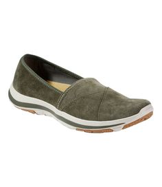 Comfort Shoes Women, Slip On Flats, Woman Back, Nubuck Leather, Ll Bean, Sneakers Shoes, L L Bean, Slip Ons, Amazing Women