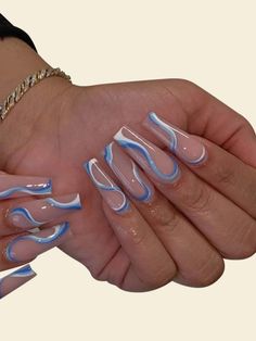 Nagel Tips, Colorful Nails, Fake Nails With Glue, Soft Nails, Beauty Stuff