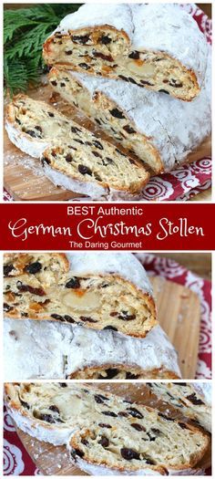 the best authentic german christmas stollen i have ever seen, and it's so delicious