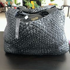 Brand New No Wear Or Flaws. Beautiful Bag! Made In Italy Supple Leather. Bag Strap Drop 7” Small Pouch 9.5”W X 6”L Formal Black Bags With Intrecciato Weave, Formal Black Intrecciato Weave Bags, Elegant Black Shoulder Bag With Braided Handles, Black Intrecciato Evening Shoulder Bag, Black Intrecciato Weave Evening Shoulder Bag, Elegant Black Intrecciato Weave Shoulder Bag, Black Woven Leather Shoulder Bag For Office, Black Woven Leather Bag For Office, Formal Black Bag With Woven Leather