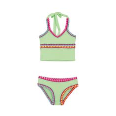 New With Tags Sz 2 Girls Hygiene Liner Intact Preppy Swimsuit, Girls Cover Up, Embroidered Tank, Embroidered Trim, Size Chart For Kids, Swim Swim, Swim Tankini, Rainbow Kids, Buy Buy