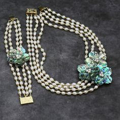 Natural Paua Abalone Shell&Crystal Necklace | eBay Abalone Shell, Crystal Necklace, Good Quality, Shells, Gems, Crystals, Green