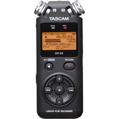 the tascam dr - 08 recorder is shown