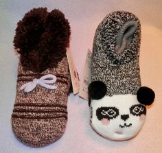 SECRET TREASURES SLIPPER SOCKS * 2 STYLES * YOU PICK * SHOE SIZE 4-10 * NEW * **** SKID RESISTANT ** CUTE *** FROM MY SMOKE AND PET FREE HOME ** THANK YOU FOR SHOPPING AT MARYS MART ON FIFTH **** SLIPPERS *** BOX #3 Fun Winter Non-slip Socks, Fun Non-slip Winter Socks, Slipper Socks, Shoe Accessories, Slippers, Size 4, Socks, Thank You, Women Accessories