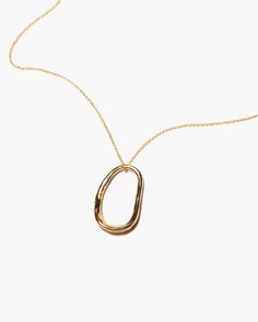 Alma Necklace — Odette New York Luxury Polished Brass Necklaces, Minimalist Gold Necklace 1stdibs, Luxury Timeless Brass Jewelry, Luxury Minimalist Handmade Necklace, Luxury Minimalist Jewelry With Smooth Finish, Luxury Handmade Minimalist Necklaces, Luxury Tarnish-resistant Brass Necklace, Luxury Everyday Pendant Jewelry, Luxury Everyday Timeless Necklace