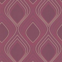 a purple and beige wallpaper with an abstract design