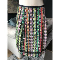 Cynthia Steffe Women’s Skirt Condition Is New With Tags. Shipped With Usps New Cotton/Polyester Lined In Acetate Waist 15” Length 23.5” N3.5gxf Black Tweed Skirt, Checkered Skirt, Printed Pleated Skirt, Embroidered Wool, Black Tweed, Tweed Skirt, Boho Skirts, Crochet Skirt, Pink Skirt