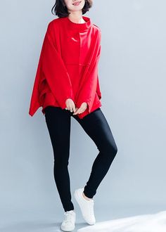 Women high neck asymmetric clothes Shirts red top

 Materials used: cotton blended

Measurement:One size fits all for this item. Please make sure your size doesn't exceed this size: BUST-128cm   
   
length 70cm / 27.3"
Sleeve length 50cm / 19.5"
Armhole 24cm / 9.36"



We ship worldwide.

Tracking numbers provided for all orders. Oversized High Neck Top For Winter, Casual Turtleneck Blouse, Trendy Cotton Tops With Funnel Neck, Spring High Neck Cotton Top, Chic High Neck Cotton Tops, Trendy Cotton Funnel Neck Top, Asymmetrical Hem Tops For Winter, Winter Plain Top With Asymmetrical Hem, Stretch Lagenlook Tops For Fall