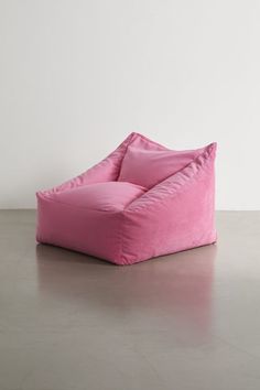 Instantly elevate your reading nook with the coziest bean bag chair with a plush velvet cover and supportive bead fill. Features a boxy silhouette for a modern look we love. This custom furniture piece will be made to order just for you. Features Cozy bean bag chair Plush velvet cover Bead filling offers a supportive seat Boxy silhouette adds a modern flair Made to order just for you Content + Care Arrives fully assembled Polyester; polystyrene beads Spot clean Made in the USA Size Dimensions: 33" l x 34" w x 27" h Interior seat dimensions: 20" l x 22" w x 13" h Weight: 20 lbs Shipping package dimensions: 36.25" l x 35.75" w x 31.25" h Shipping package weight: 24 lbs | Cooper Velvet Bean Bag Chair in Pink at Urban Outfitters