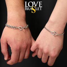 When ordering this product, You will receive Set of 2 Bracelets with Double connectors Hearts! ✦ DETAILS: * Chain - stainless steel; * Connectors - stainless steel; * Size is adjustable. SIZES OF BRACELETS: Woman: length - 16 cm of the main chain and plus 5 cm of adjustment, width - 3,7 mm; Men's: length - 18 cm of the main chain and plus 5 cm of adjustment, width - 6 mm;  You can also measure the size of a girl's and a boy's wrist, write to us in a message, and we in turn will make bracelets in Friendship Double Heart Bracelets For Valentine's Day, Heart Bracelets For Valentine's Day Promise, Heart-shaped Promise Bracelets For Valentine's Day, Heart-shaped Promise Bracelet For Valentine’s Day, Valentine's Day Heart Promise Bracelets, Sterling Silver Friendship Bracelets For Valentine's Day, Sterling Silver Bracelets For Valentine's Day, Silver Bracelets For Valentine's Day Promise, Couples Bracelets For Valentine's Day Promise