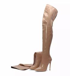 Step into Fall in style in these lovely thigh high boots True to size and very comfy Can be worn as casual or dressy Ships in two weeks Heels Baddie, Brown Thigh High Boots, Carvela Shoes, Thigh High Boots Flat, Leather Knee Boots, Thigh High Boots Heels, Thigh High Boots, Thigh High, Stiletto Heel