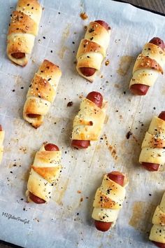 Pigs In A Blanket Recipe Gluten Free, Gf Pigs In A Blanket, Gluten Free Pigs In A Blanket Easy, Gluten Free Pigs In A Blanket, Gf Df Appetizers, Chickpea Balls, Gluten Free Crescent Rolls, Gf Appetizers, Gluten Free Hot Dogs