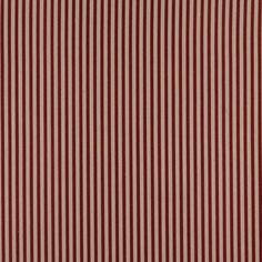 a red and white striped shirting fabric