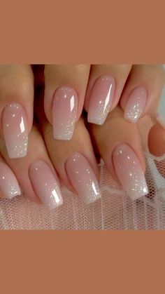 Occasion Nails, Unghie Sfumate, Cute Pink Nails, Valentine Nails, Pedicure Manicure, Design Nails, Bride Nails, Nail Nail