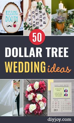 the top 50 dollar tree wedding ideas