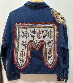 Presenting beautiful boho denim jacket banjara work. This is premium quality denim jacket detailed with hand work,patch work,beads work. The jacket you will receive will be the exect one in the photos. For bulk/ wholesale orders kindly message us. If you have any queries,feel free to ask. PLEASE MENTION YOUR CONTACT NUMBER AT THE TIME OF PURCHASE ITS REQUIRED FOR FAST AND EASY SHIPPING PURPOSE. Boho Denim Jacket, Jacket Patchwork, Boho Denim, Beads Work, Boho Jacket, Patchwork Jacket, Vintage Denim Jacket, Patch Work, Boho Vintage