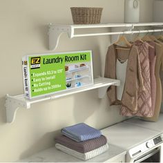 the laundry room kit is organized and ready to use