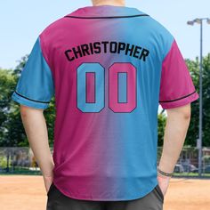 Enhance your team's spirit with our Custom Baseball Jersey Sport Uniform for Team. These Personalized Baseball Jerseys are perfect for men, women, and boys, offering a stylish and unified look. Ideal for baseball families and teams, our jerseys can be personalized with custom names and numbers, making them unique for each player. These button-up shirts blend hipster and hip-hop styles, ensuring your team stands out on and off the field. Whether you're gearing up for a big game or just showing team pride, our personalized baseball shirts are the perfect choice for any baseball enthusiast. PRODUCT DETAILS: Material: High-quality polyester for a lightweight, breathable feel that wicks away moisture. Our baseball jerseys are prepared with full Button Down Closures. Sublimation printing creates Blue Baseball Collar Top For Fan Gear, Blue Top With Baseball Collar For Fan Gear, Blue Fan Gear Top With Baseball Collar, College Jersey For Baseball Season With Team Name, Varsity Baseball Jersey With Team Name For Sports Season, College Team Name Jersey For Baseball Season, Throwback Team-colored Jersey With Letter Print, Collegiate Letter Print Jersey For Baseball Season, Team-colored Cotton Baseball Jersey With Team Name