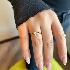 14k Gold Ribbon Bow Ring, Cute Knot Love Ring, Delicate Bow Tie Ring, Christmas Gift, Xmas Gift, Handmade Ring, Graduation Gift, Engagement Ring, Mother's Day Gift, Valentine's Day Gift, Friendship Ring, Natural Ring, Gift for Valentine, Gift for Bestfriend, Gift for Mom, Birthday Gift, Gift for Wife ITEM DETAILS ❆ All our jewelleries are handmade with Love and Care 💓 ❆ Material: 14K Gold. ❆ Gram: 1,03 gr ❆ Each item is made to order. Since all of our products are handmade, there may be -) 10% Bow Gold Ring, Bow Ring Gold, Board Themes, Bow Tie Ring, Tie Ring, Friendship Ring, Friendship Day Gifts, Friendship Rings, Gold Ring Designs