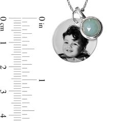 Keep that special someone or a special memory close to your heart when you wear this personalized and engravable photo and birthstone charm pendant. Created in sterling silver The round disc features the photo of your choice - expertly transferred using modern technology, and is scratch resistant, 100% waterproof and available in high resolution color or black and white. A charm glistens beside with the 7.75mm bezel-set birthstone you select. Complete this customized design with up to two lines of messages - each 15 characters max - inscribed along the backside of the disc. This pendant suspends along an 18.0-inch fancy chain that secures with a spring-ring clasp. Please follow these steps: 1) Place your order; 2) Text your photo from your smartphone to (972) 483-2900; and 3) When prompted Engraved Silver Birthstone Necklace For Keepsake, Silver Engraved Birthstone Necklace Keepsake, Engraved Silver Birthstone Necklace Keepsake, Round Birthstone Necklace For Keepsake, Round Birthstone Necklace Keepsake, Round Pendant Birthstone Charm Necklace For Keepsake, Silver Round Disc Birthstone Jewelry, Silver Birthstone Round Disc Jewelry, Round Birthstone Charms For Anniversary