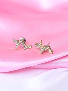 Size: 1 cm piercing Material: alloy steel brass zinc copper Weight: For 2 earrings - 0.1 2 Earrings, All Heart, Golden Heart, In A Heartbeat, Copper, Stud Earrings, Brass