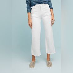 Paige Anthropologie Nellie White Frayed Hem Culottes Cropped Ankle Jeans Sz 30 In Perfect Shape! No Flaws Stains Or Tears. Don’t Think I Ever Wore Them Smoke Free Home Always Open To Reasonable Offers! I Bundles! Please Know I’m Happy To Provide Any Details Such As Additional Measurements If You Would Like. Please See Measurements Provided In Pictures As Well. I Hope You Enjoy My Closet And Thank You For Visiting! Tons Of J. Crew, Anthropologie, Patagonia, The North Face, And On And On. A Question Asked Is Always An Opportunity. Paige Jeans, Ankle Jeans, Patagonia, North Face, The North Face, J Crew, Anthropologie, Women Jeans, Bundles