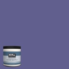 the behr paint color is light gray and it has a black lid on top