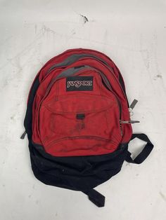 Vintage 90s Jansport Backpack Bottom Red. Condition is Pre-owned. Jansport Backpack, Backpack Purse, Vintage 90s, United States, Backpacks, Etsy Uk, Red