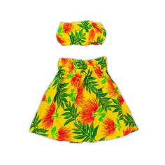 Each Set Ensures True Aloha Spirit and Comfort for Your Little One Your keiki (child) will adore our gorgeous Hawaiian Malulani Hula Keiki Set. This set showcases vibrant fabric designs inspired by the beautiful colors of our islands. Each set is carefully handmade, ensuring a touch of true aloha spirit and comfort for your little one as they bask in the warm Hawaiian sun. Embrace the tropical vibes and let your child experience the joy of hula with this delightful ensemble. For Children Ages 6- Hula Dancing, Vibrant Fabric, Aloha Wear, Hula Skirt, Ukulele Accessories, Hula Dance, Aloha Spirit, Real Flower Jewelry, Beach Getaway