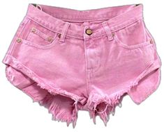 High Waist Jeans Shorts, Trashy Clothes, Jeans Short Pants, 2000s Trashy, Korean Y2k, Purple Denim, Trashy Outfits, High Waisted Jean Shorts, Neon Color