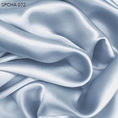 PLEASE NOTE: This silk is available by special order only and is not eligible for any discounts. Additionally, the color swatch comes in silk charmeuse as it is for color purposes only. Please allow an additional 1-2 business days for processing. Solid Silk Charmeuse Color - Misty Blue Content - 100% Silk Width - 44/45" Fabric Care - Dry Clean Only Silk Blue Aesthetic, Blue Fabric Swatches, Silk Colors Fabrics, Silk Fabric Swatch, Blue Fashion Aesthetic, Silk Aesthetic, Satin Fabric Texture, Blue Silk Fabric, Baby Blue Fabric