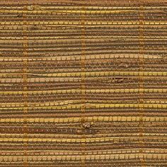 a close up view of woven fabric with brown and yellow stripes on the bottom half