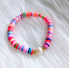 Marina Bracelet, Heishi Bracelet,VSCO Bracelets,Disc Bead Bracelet,Heishi Bead Bracelet,Colorful Stack Bracelet,Summer Bracelet,Heishi Beads https://etsy.me/3dqCMjx #rainbow #white #women #giftsforher #6mmheishibeads #multicolorheishi #rainbowbracelet #freshwaterpearl Preppy Beads, Disc Bead Bracelet, Vsco Bracelets, Bracelet Heishi, Heishi Jewelry, Heishi Bead Bracelet, Heishi Bracelets, Heishi Bracelet, Accessories Craft