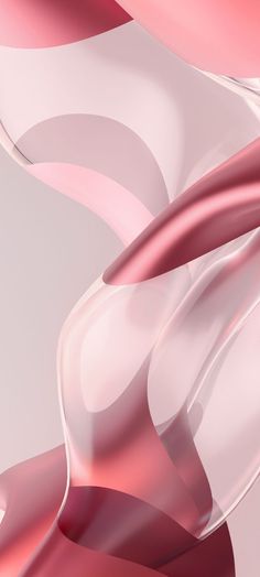 an abstract pink and white background with wavy lines on the bottom half of the image