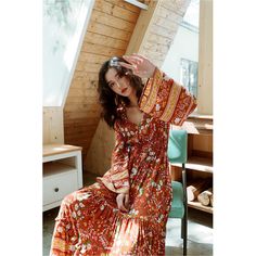 Product Name: Bohemian Floral Print Maxi Dress Eclectic floral prints Rust Orange Color with Flare Hem Cotton Maxi Dress Perfect Look Item NO.: 6543718187111 Weight: 0.3 kg = 0.6614 lb = 10.5822 oz Category: Clothing> Women> Dresses & Skirts Tag: Autumn, Cotton, Maxi Dresses, Long Sleeve Dresses, Floral Dresses, Rayon, Mama Creation Time: 2023-02-24 Eclectic floral prints mix and make a gorgeous addition to your new dress collection. Details: v neckline full lantern sleeves empire waist with tas Multicolor V-neck Boho Dress With Floral Print, Bohemian V-neck Maxi Dress With Floral Print, Bohemian V-neck Floral Print Maxi Dress, Patterned Floral Print V-neck Maxi Dress, Fall Boho Dress With Floral Print For Beach, Fall Beach Boho Dress With Floral Print, Fall Floral Print Boho Beach Dress, Multicolor Floral Print V-neck Boho Dress, Multicolor Floral Print Boho V-neck Dress