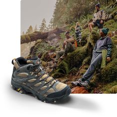 Women - Moab 3 Mid Waterproof Wide Width - Boots | Merrell Breathable Rugged Walking Shoes For Outdoor, Rugged Breathable Walking Shoes For Outdoor, Outdoor Trail Running Shoes With Reinforced Toe, Sporty Hiking Boots With Vibram Sole For Camping, Rugged Trail Running Shoes Impact Resistant For Outdoor, Durable Hiking Boots For Camping, Rugged Black Hiking Boots For Camping, Functional Walking Shoes With Reinforced Toe For Outdoor, Outdoor Gore-tex Waterproof Boots Fade-resistant