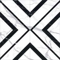 a black and white marble pattern with diagonals in the center, on top of it