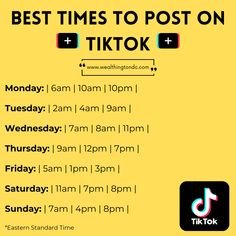 the best times to post on tiktok are now available for all ages and abilities