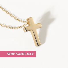 "1- D E S C R I P T I O N Discover the perfect blend of faith and style with this 14K Solid Gold Small Cross Necklace. Its minimalistic design adds a touch of elegance to your outfit, while the small cross pendant captures the essence of your beliefs. Crafted with meticulous attention to detail, this tiny cross necklace is a symbol of protection and faith. Perfect for any occasion, Embrace your spiritual side with this stunning piece of jewelry. 2- P R O D U C T ∙  F E A T U R E S * Gold materia Elegant Gold Jewelry For Confirmation, Classic 14k Gold Jewelry For Baptism, Classic 14k Gold Jewelry For First Communion, Classic Gold Jewelry For First Communion, Classic Gold Jewelry For Baptism, Minimalist Gold Jewelry For Baptism, Minimalist Cross Jewelry For First Communion, Minimalist Cross Jewelry For Baptism, Classic Gold Necklace For First Communion