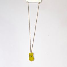 Gold Chain Necklace with Bunny Pendant in Yellow - Giddy Up Glamour Boutique Jackrabbits Necklace Yellow, Giddy Up Glamour, Easter Season, Gold Chain Necklace, Gold Chains, Chain Necklace, Yellow, Chain, Pendant