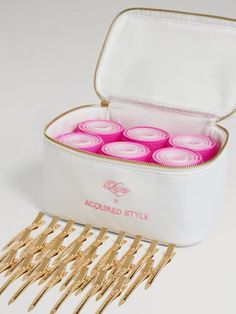 Luxy Hair x Acquired Style Blowout Brush Kit - Luxy® Hair Luxy Hair Rollers, Velcro Rollers Aesthetic, Things To Put On Wishlist, Hair Rolls Curls, My Wishlist Ideas, Hair Rollers Aesthetic, Hair Rolls, Hair Roller Set, Acquired Style