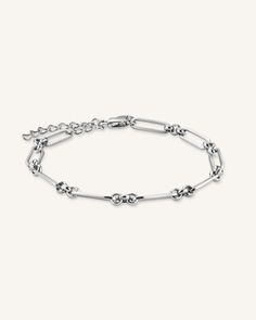 Chain link bracelet silver | Rosefield Official Chain Link Bracelet Silver, Contemporary Bracelets, Mixing Metals, Chunky Bracelet, Chunky Bracelets, Silver Chain Bracelet, Bracelet Silver, Chain Link Bracelet, Chains Jewelry