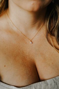 Elsie Necklace Tiny Teardrop Necklace Small Gold Necklace | Etsy Dainty Teardrop Pendant Drop Necklace For Everyday, Dainty Drop Necklace With Delicate Chain And Round Pendant, Dainty Teardrop Drop Necklace For Everyday, Dainty Teardrop Necklace For Everyday, Dainty Teardrop Pendant Drop Necklace, Simple Teardrop Pendant Jewelry, Gold Teardrop Birthstone Necklace, Delicate Teardrop Pendant Charm Necklace With Clavicle Chain, Everyday Teardrop Charm Necklace With Delicate Chain