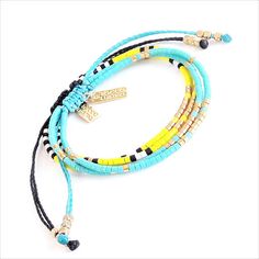 Turquoise Seed Bead Bracelet with Gold Vermeil Beads Boho Adjustable Turquoise Wrap Bracelet For Friendship, Adjustable Turquoise Hand Wrapped Friendship Bracelets, Beaded Bracelets With Adjustable Cord For Beach, Turquoise Adjustable Hand Wrapped Friendship Bracelets, Adjustable Hand Wrapped Turquoise Friendship Bracelets, Blue Adjustable Friendship Bracelets With Round Beads, Hand Wrapped Turquoise Friendship Bracelets For Festival, Adjustable Cord Beaded Bracelets With Round Beads For Beach, Blue Beaded Bracelets With Adjustable Cord For Festival