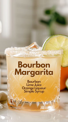 Bourbon Margarita Moscato Mixed Drinks, Bourbon Margarita Recipe, Drinks With Orange Liquor, Homemade Cocktail Mixers, Orange Liquor Drinks Cocktails, Drink Specials For Bars, Ready To Drink Cocktails, Anejo Tequila Cocktails Recipe, Alcoholic Drinks Whiskey